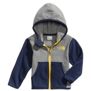 The North Face color block full zip hoodie
